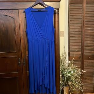 Apt 9 royal blue ruffle dress